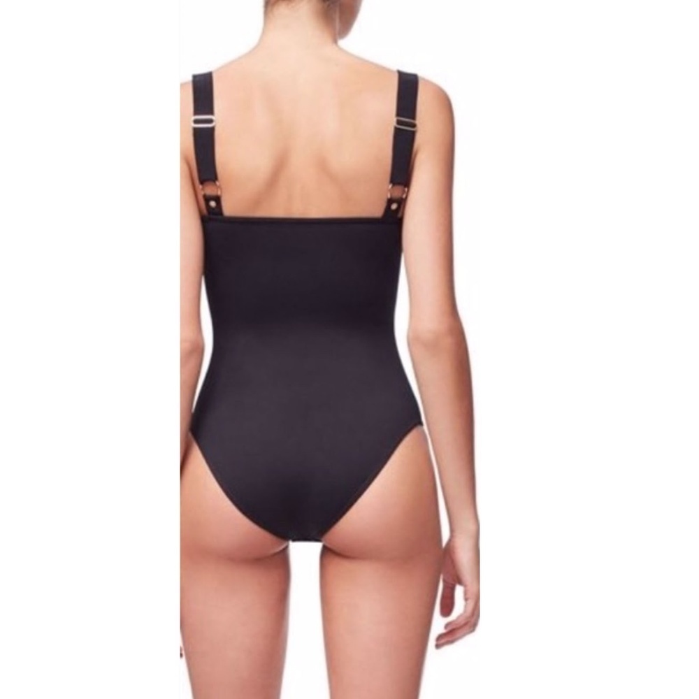 NWT Good American Black Bodysuit, Size 1 - Picture 2 of 2